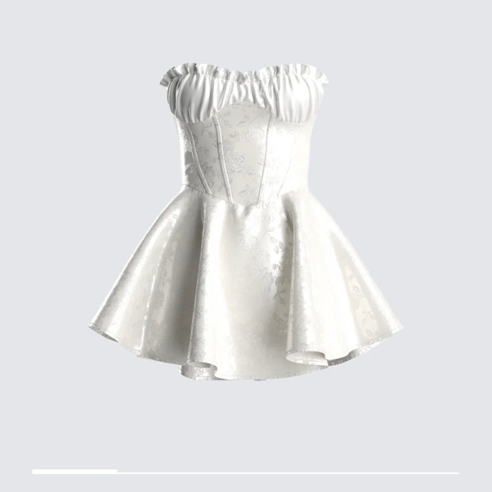 Connie White Mini Dress